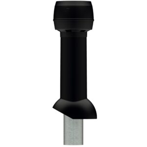 MX-exhaust ventilation pipe 125, black